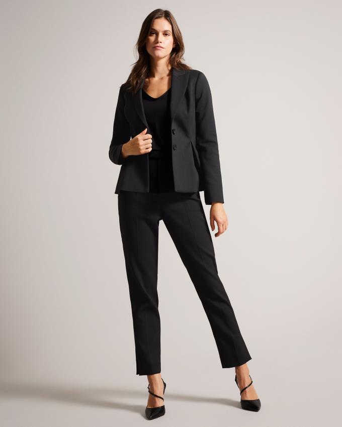 Veste Ted Baker Peplum Waist Suit Noir Femme | PTZ-82372710